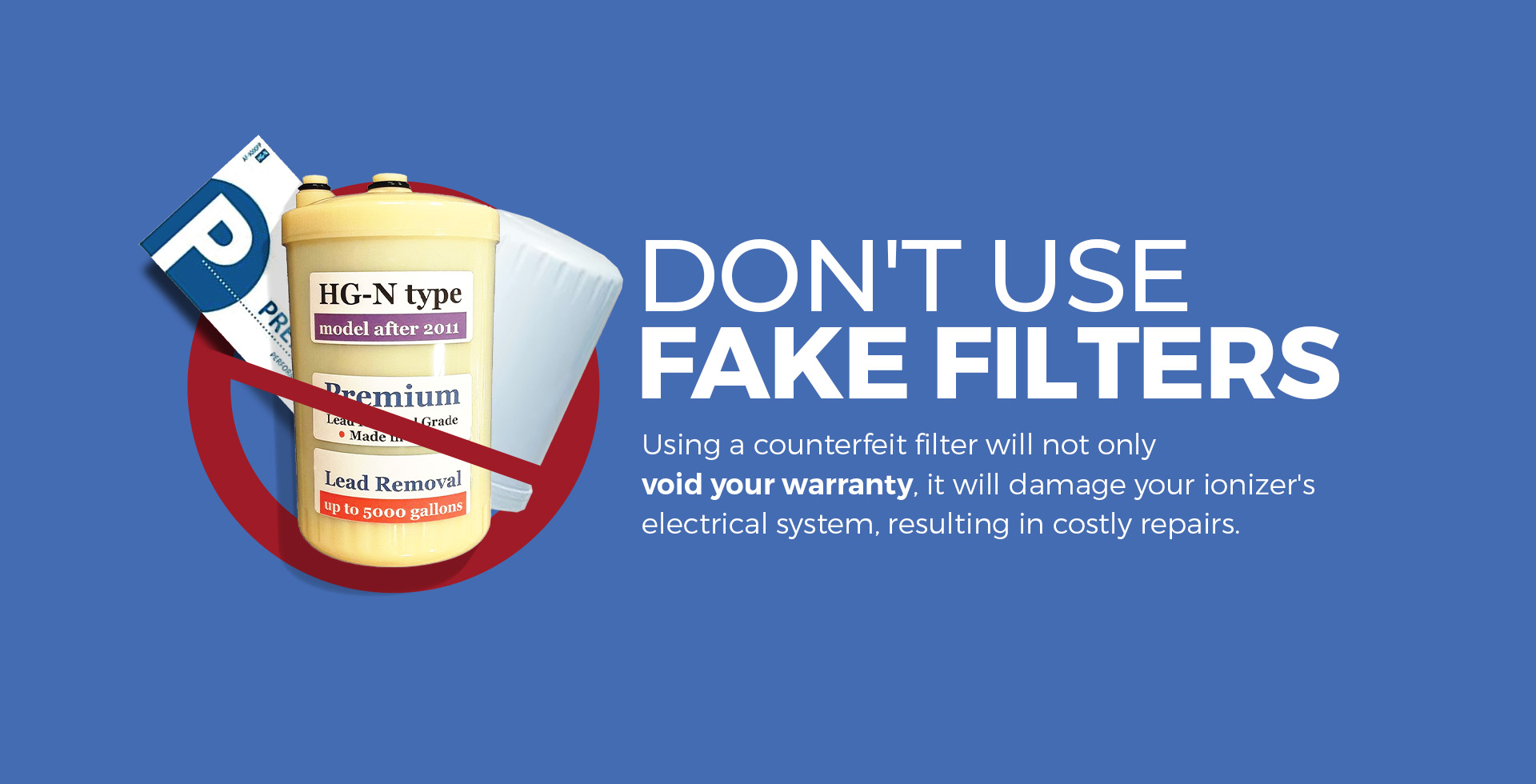 Don't use fake filters!