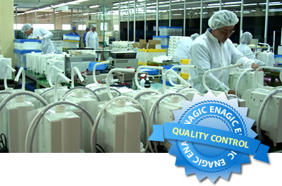 Enagic's strict quality control process