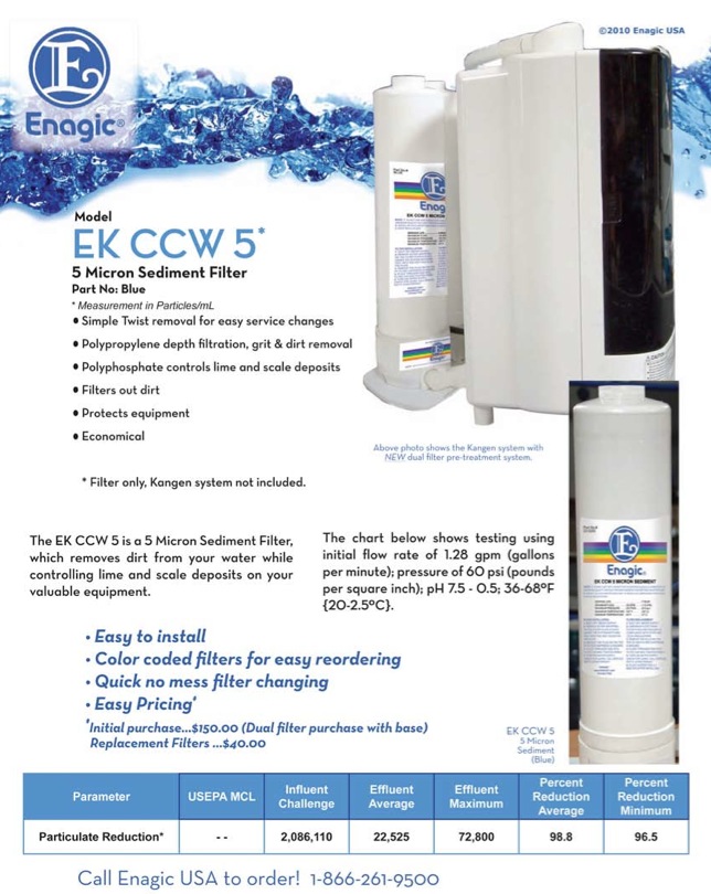 enagic pre filter